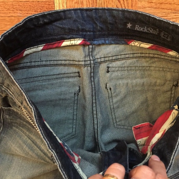 ROCKSTAR Jeans Size 27 Moto Punk - Picture 8 of 8